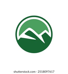Mountain logo, Peak logo design vector template