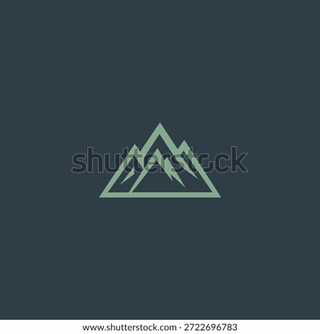 Mountain logo representing strength, stability, and natural endurance.