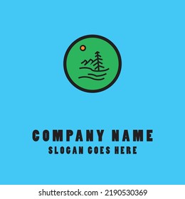 Mountain logo for sale, suitable for a wide variety of media.
