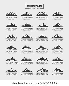 Mountain Logo Set