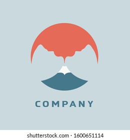 Mountain Logo, Mountain signs and fire