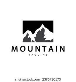 Mountain Logo Simple Design Adventure Model Silhouette Landscape Simple Modern Style Brand Product Business