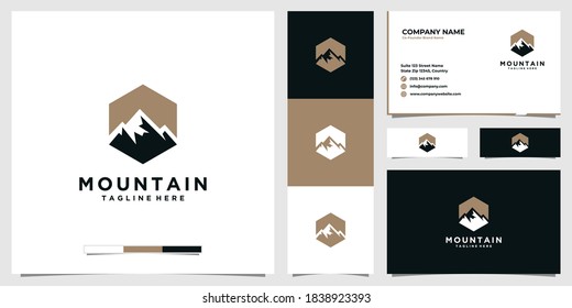 Mountain logo simple inspiration sticker
