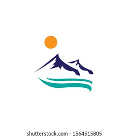 Mountain Logo Simple Mountain Logo Vector Stock Vector (Royalty Free ...