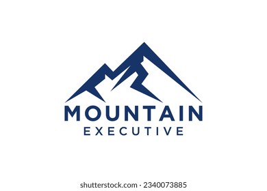 Mountain Logo, Simple vector logo in a modern style