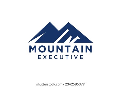 Mountain Logo, Simple vector logo in a modern style