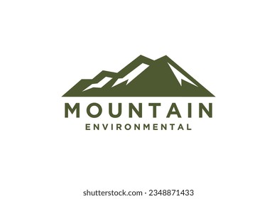 Mountain Logo, Simple vector logo in a modern style