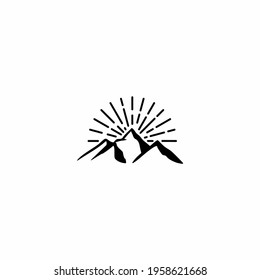 mountain logo suitable for use in outdoor 
brand, clothes, sport industry, etc