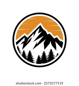 Mountain logo. Suitable for your business. Adventure logo. Outdoor logo