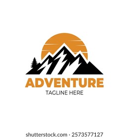 Mountain logo. Suitable for your business. Adventure logo. Outdoor logo