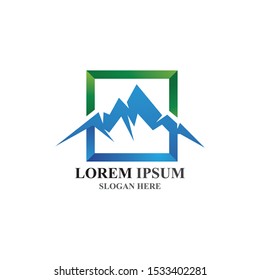 Mountain  Logo and symbol vector