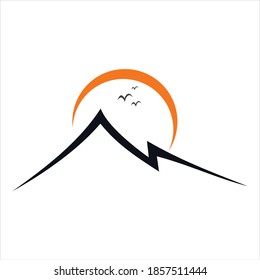 Mountain Logo and symbol vector