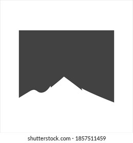 Berglogo und Symbol, Vektorgrafik