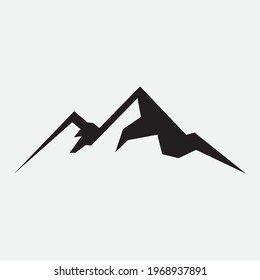 Mountain logo symbol, mountain vector sign