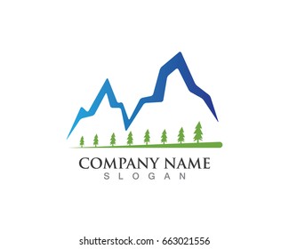 Mountain logo and symbols