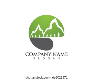 Mountain logo and symbols