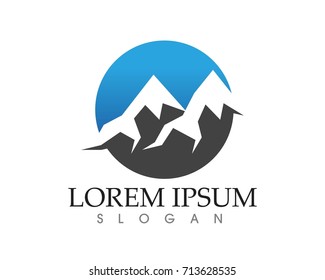 Mountain logo and symbols