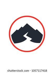 mountain logo template