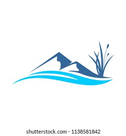 Mountain logo template