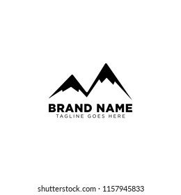 Mountain logo template