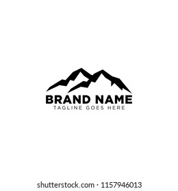 Mountain logo template