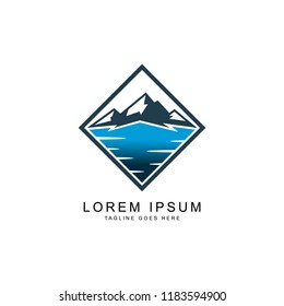 mountain logo template