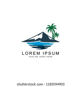 mountain logo template