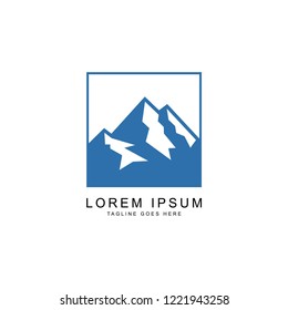 mountain logo template