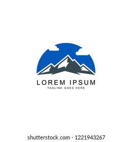mountain logo template