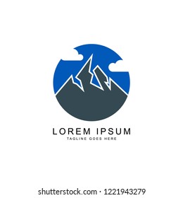 mountain logo template