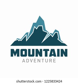 Mountain logo template