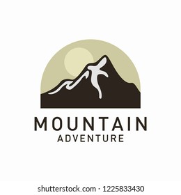 Mountain logo template