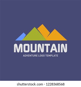 Mountain logo template