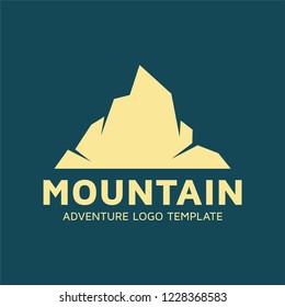 Mountain logo template