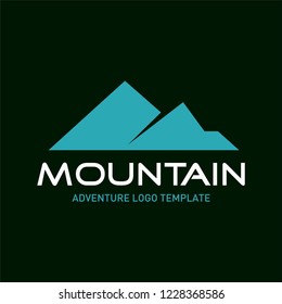Mountain logo template