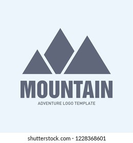 Mountain logo template