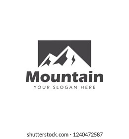 Mountain logo template