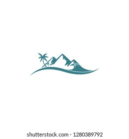 mountain logo template