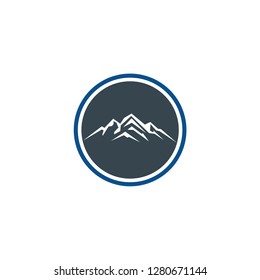 mountain logo template