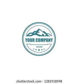 mountain logo template