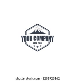 mountain logo template