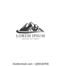 mountain logo template