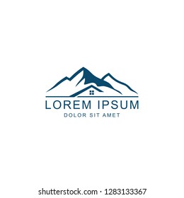 mountain logo template