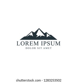 mountain logo template