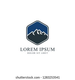 mountain logo template