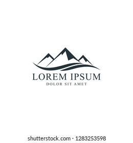 mountain logo template
