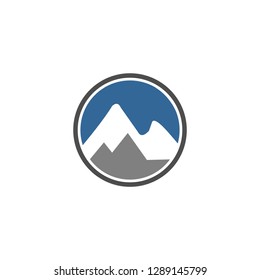 mountain logo template