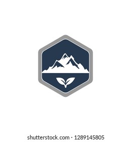 mountain logo template