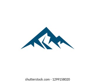 Mountain logo template