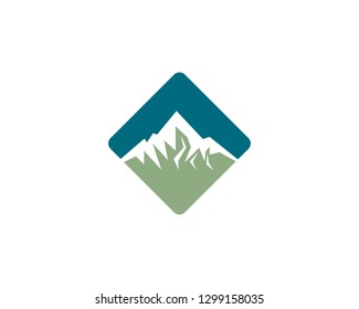 Mountain logo template